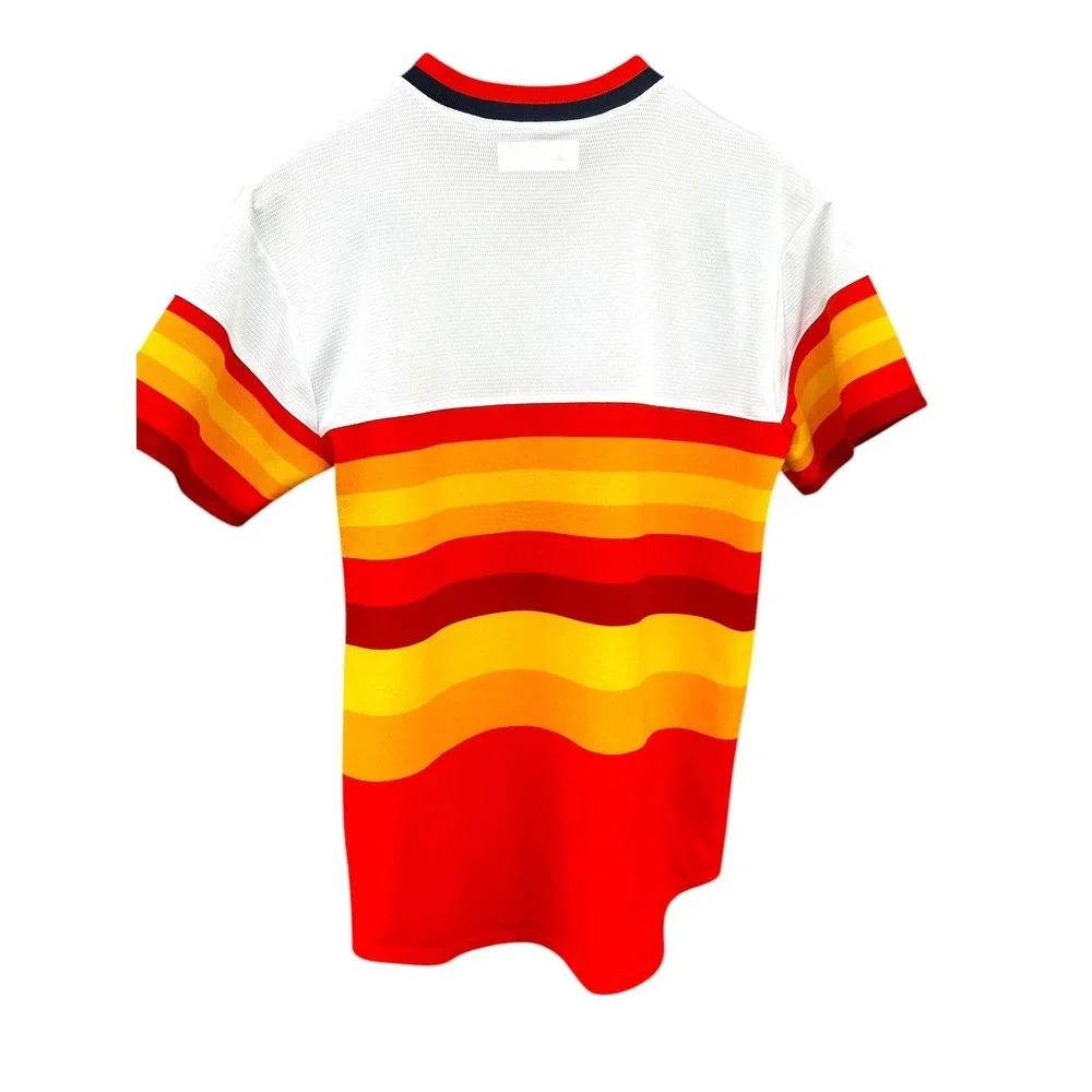 Houston Astros Retro Rainbow Jersey Cooperstown Collection Youth Size Large‎